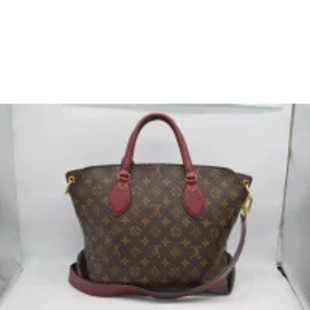 Louis Vuitton Tote Lidvan Flower Zipped Monogram Brown